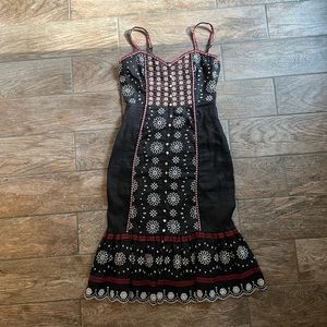 Veronica Beard size 4 Beaded Black dress